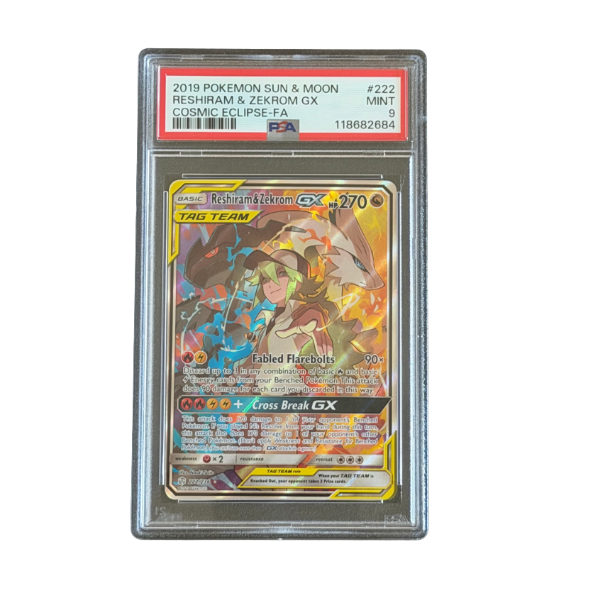 Reshiram & Zekrom GX 222/236 - Cosmic Eclips