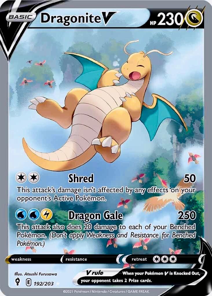 Dragonite V 192/203 - Set: Evolving Skies