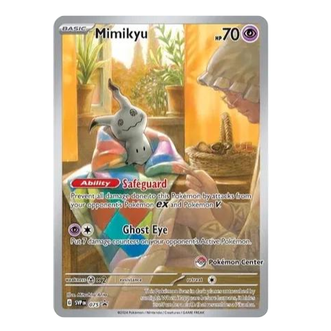 Mimikyu SVP075 (Sealed) (Pokémon Center)