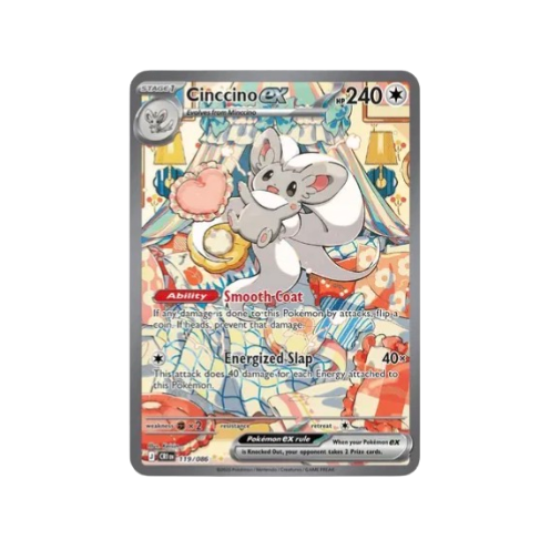 Cinccino EX 119/86 - Chaos Rising