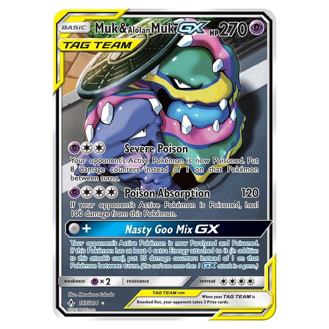 Muk & Alolan Muk GX 197/214 - Unbroken Bonds