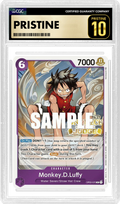 CGC Pristine 10 Monkey.D.Luffy OP03-070 (Judge Pack Vol. 2)