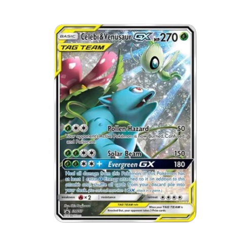 Celebi & Venusaur GX SM167 - Sun & Moon Promo