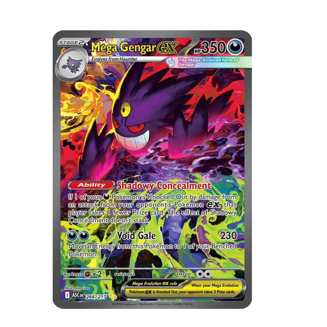 Mega Gengar Ex 284/217 - Ascended Heroes