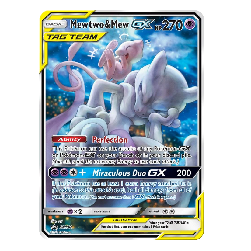Mewtwo & Mew GX - SM191