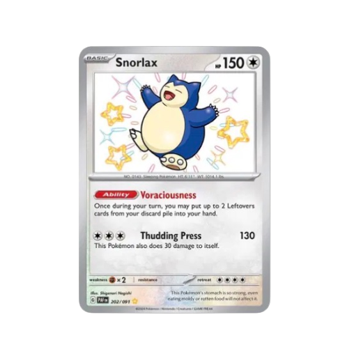 Snorlax 202/91 - Paldean Fates