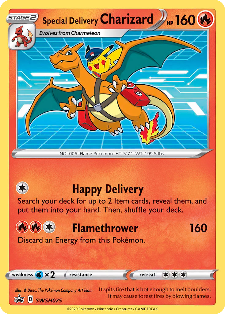 Special Delivery Charizard SWSH075 - Sword & Shield Promo
