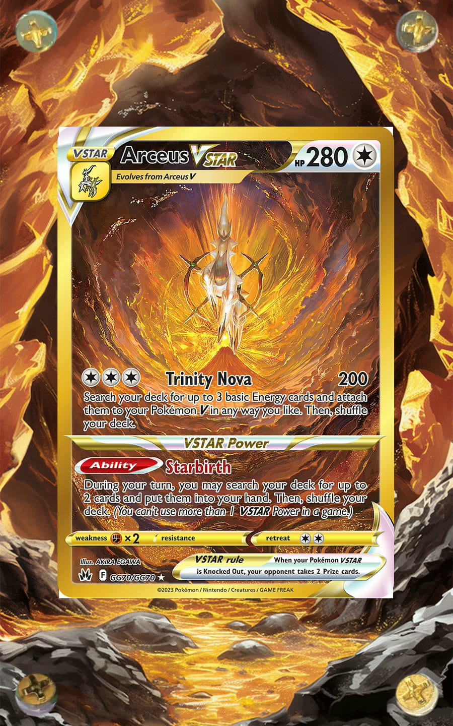 Case acrylique Jolt - design Arceus VSTAR GG70