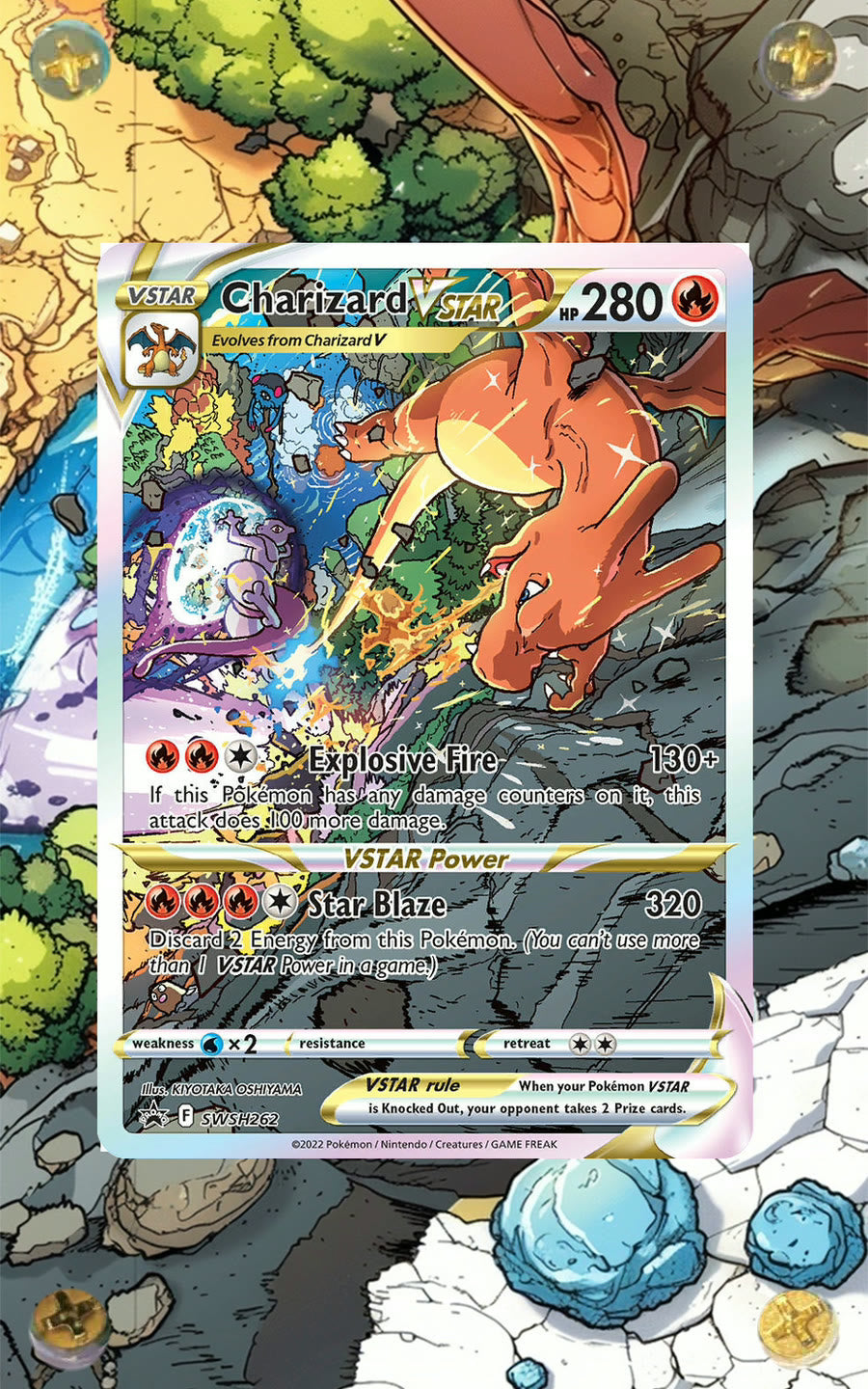 Case acrylique Jolt - design Charizard VSTAR SWSH262