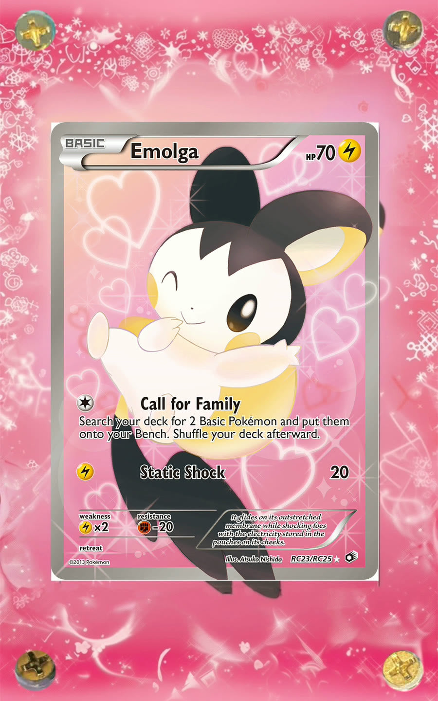 Case acrylique Jolt - design Emolga RC23