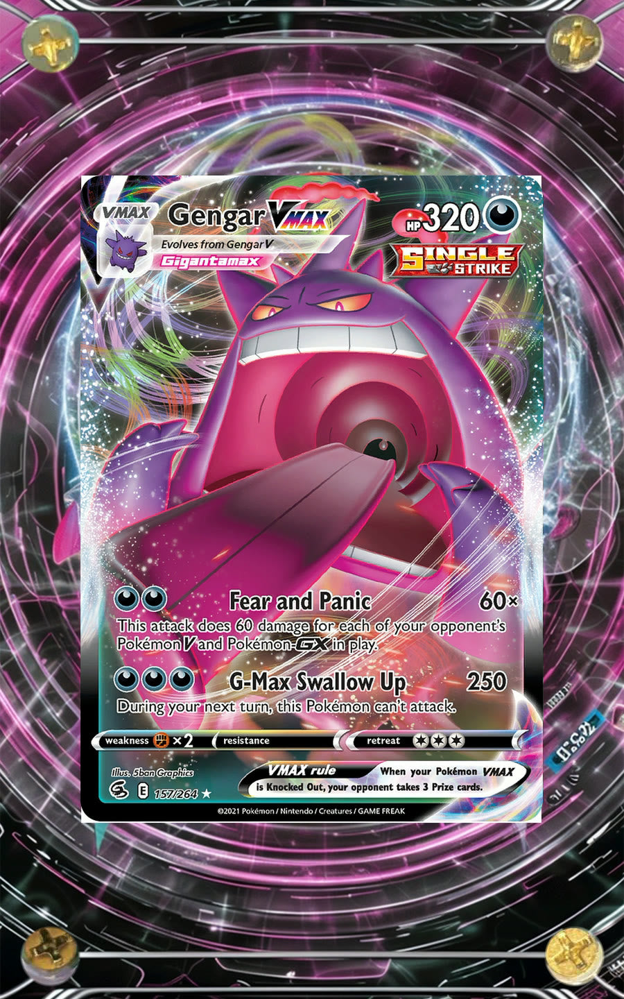 Case acrylique Jolt - design Gengar VMAX 157