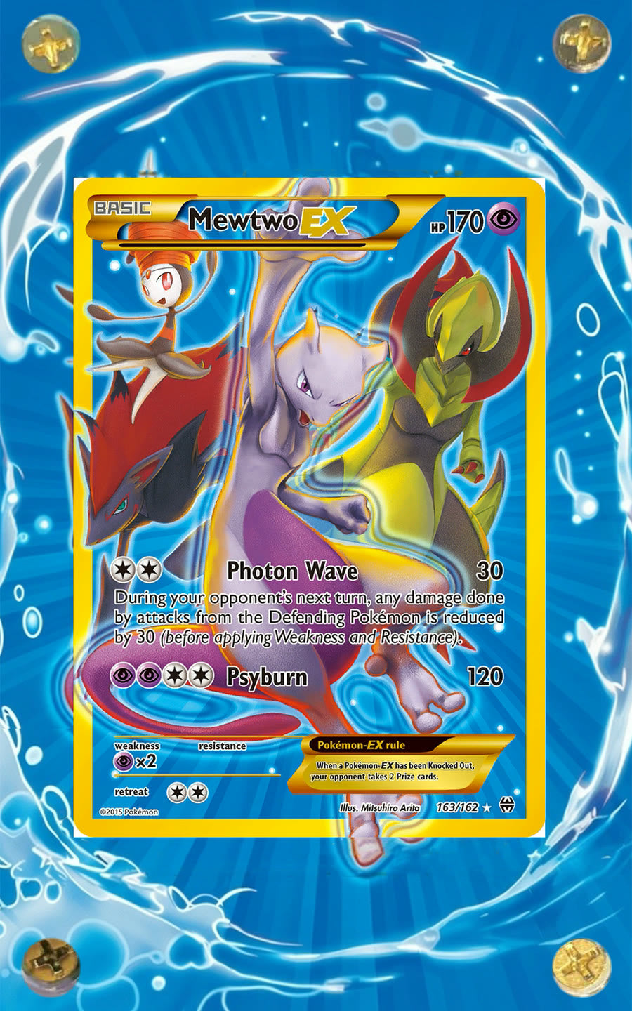 Case acrylique Jolt - design Mewtwo-EX 163