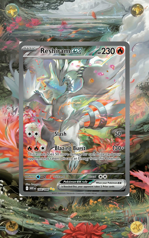 Case acrylique Jolt - design Reshiram ex 166