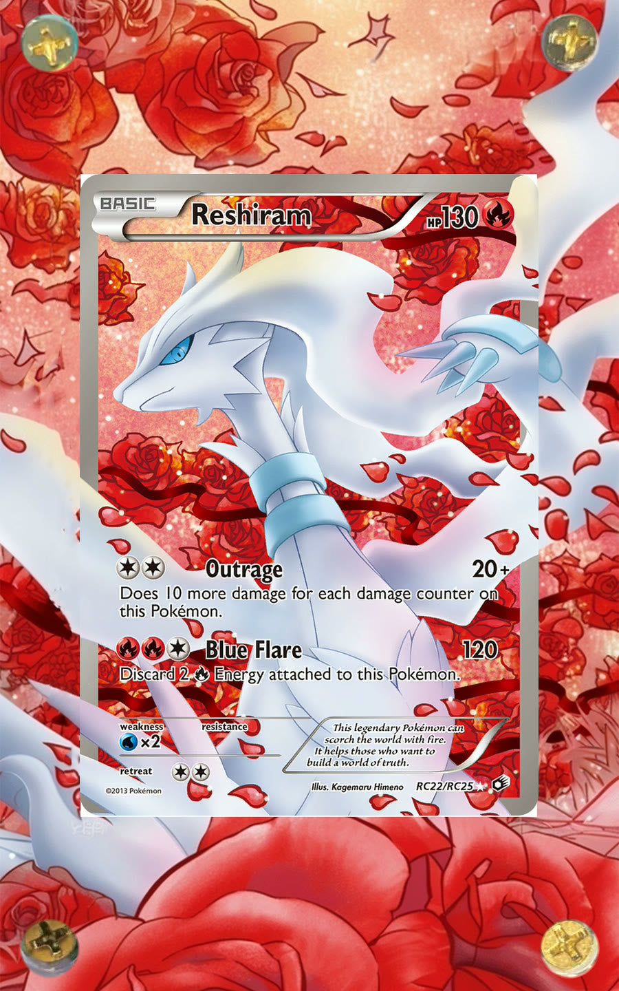 Case acrylique Jolt - design Reshiram RC22