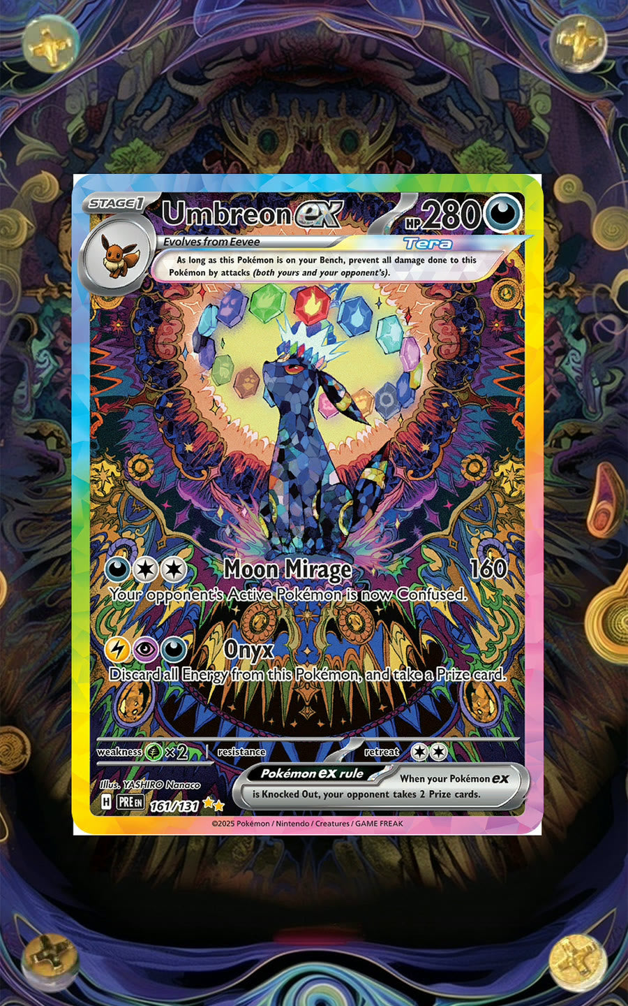 Case acrylique Jolt - design Umbreon ex 161