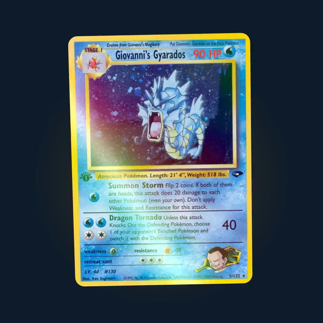 Giovanni's Gyarados 5 - vidéo holo