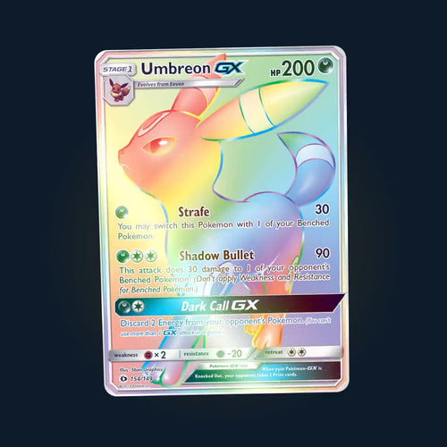 Umbreon GX 154 - vidéo holo