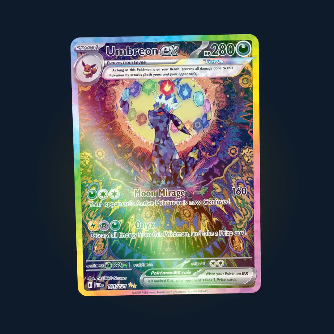 Umbreon ex 161/131 - vidéo holo