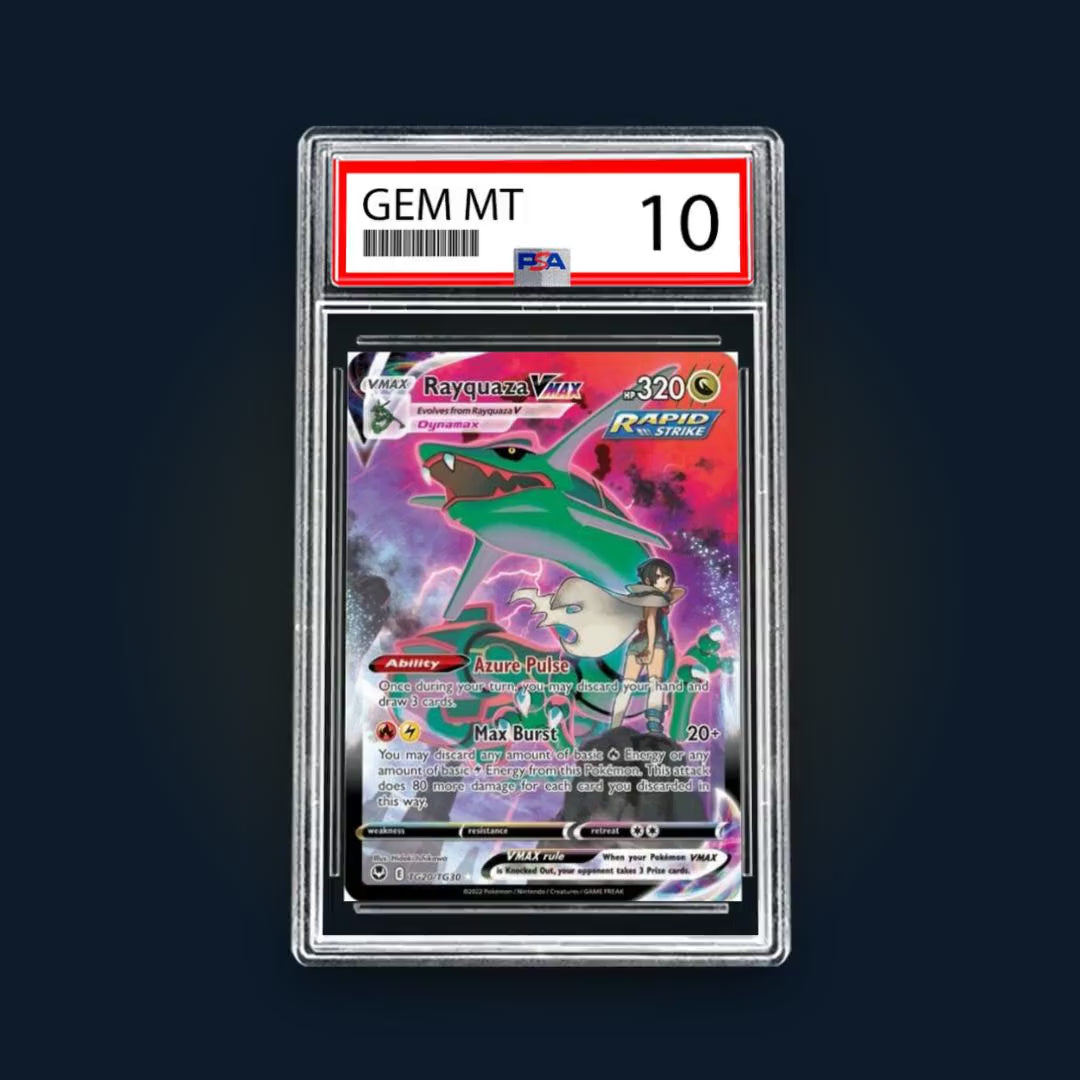 PSA 10 Rayquaza VMAX - vidéo