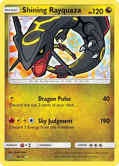 Shining Rayquaza 56 - Shining Legends